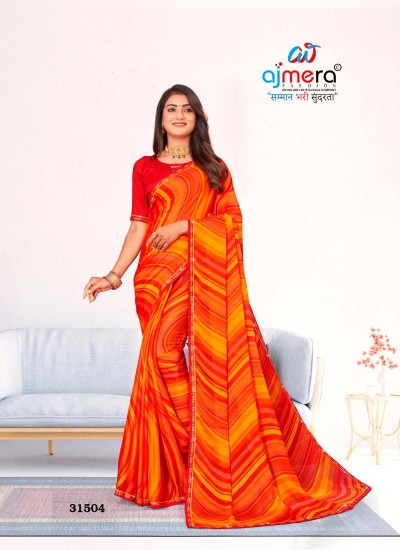 Light Flowing Georgette Chiffon Sarees Elegant Designs and Refined Shades  in Nepal