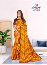 Light Flowing Georgette Chiffon Sarees Elegant Designs and Refined Shades 