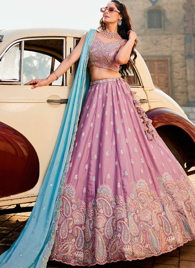 Lightweight Embroidered Lehengas for Wholesale Designer Styles for Retailers in Surat