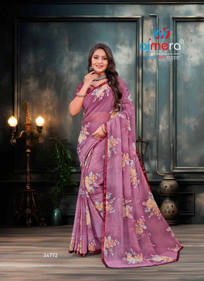 Lightweight Georgette Sarees Elegant Drapes and Chic Colors for Every Occasion in Nepal