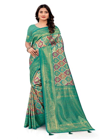 Lowest Price Kanchipuram Sarees Affordable Silk Blend with Classic Motifs in Philippines