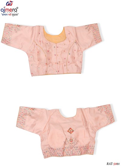 Luxury Designer Blouse with Embroidery Ideal for Weddings and Celebrations in Surat