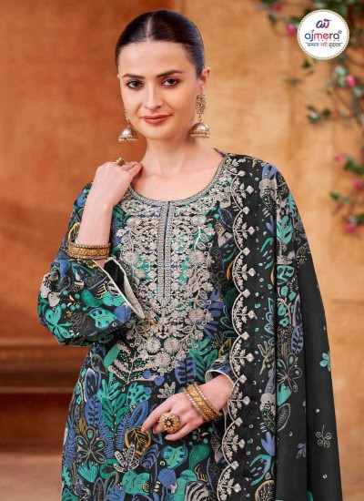 Luxury Heavy Designer Suits in Silk Velvet Georgette and Brocade with Intricate Embellishments in Surat