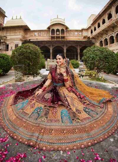 Manish Malhotra Latest Lehenga Elegant Wedding and Festive Lehengas with Fine Embellishments in Surat