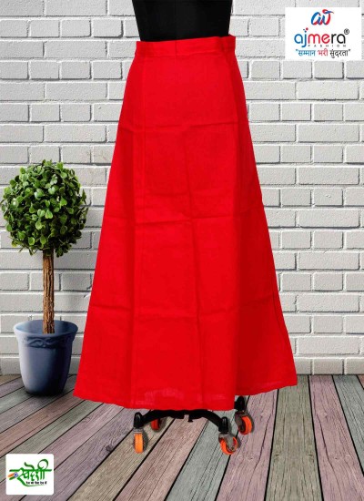Modern Poplin Petticoat for Sarees in Premium Cotton with Sleek Design and Comfortable Fit in Nepal