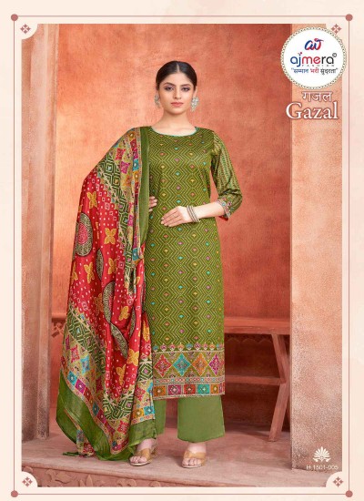 New Collection Jaipuri Suit for Women with Traditional Block Prints and Embroidery in Cotton in Nepal