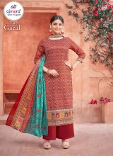 New Collection Jaipuri Suit for Women with Traditional Block Prints and Embroidery in Cotton