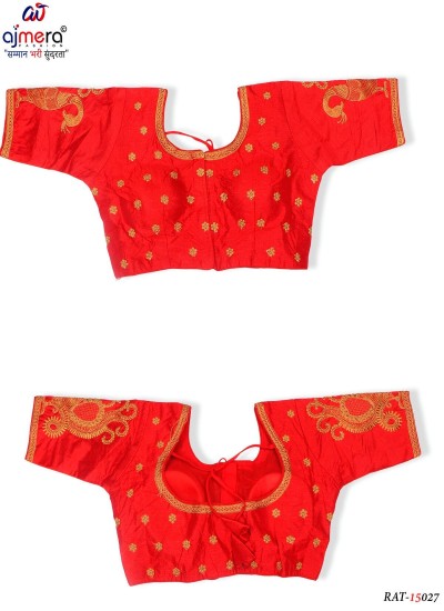 New Collection of Readymade Blouses with Handwork Prints and Embroidery in Surat