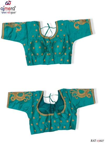 New Collection of Readymade Blouses with Handwork Prints and Embroidery in Surat