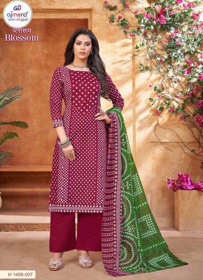 New Fancy Jaipuri Suit for Women with Traditional Block Prints and Modern Embellished Silhouettes in Nepal