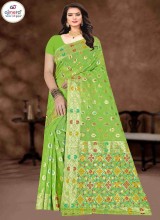 New Trends Cotton Saree Modern Prints and Soft Breathable Fabric
