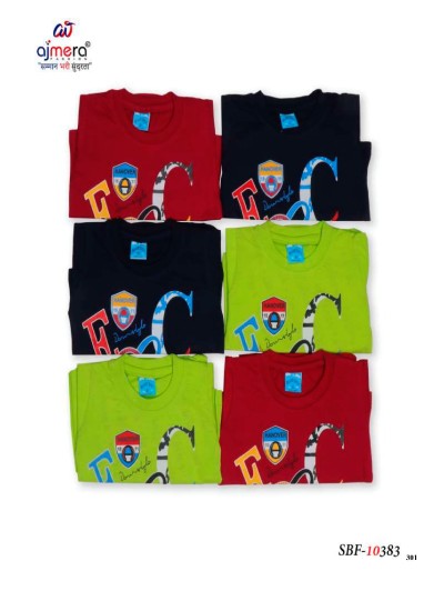 Premium Quality Boys T-Shirts Wholesale for Toddlers to Teens with Custom Print Option in Nepal