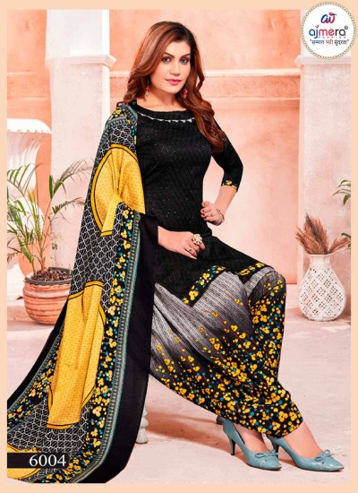Punjabi Patiala Suits in Premium Cotton and Silk with Traditional Embroidery and Matching Dupattas in Surat