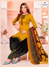 Punjabi Patiala Suits in Premium Cotton and Silk with Traditional Embroidery and Matching Dupattas