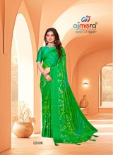 Radiant Viscose Georgette Sarees Flowing Silhouette with Stylish Prints and Embellishments