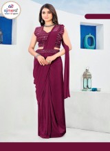 Ready to Wear Sarees Elegant Georgette Silk Blend and Crepe Designs at Competitive Prices