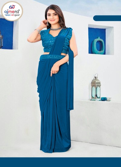 Ready to Wear Sarees Elegant Georgette Silk Blend and Crepe Designs at Competitive Prices in Surat