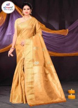 Satin Cotton Saree Luxurious Satin Sheen with Breathable Cotton Comfort for Elegance