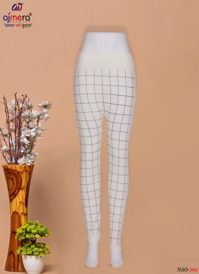Stylish Check Print Jeggings for Women Flexible Fit and Timeless Pattern in Nepal