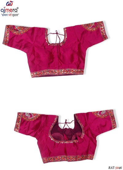 Stylish Designer Fancy Blouse with Embroidery Sequins and Beads Perfect for Weddings and Celebrations in Surat