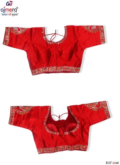 Stylish Designer Fancy Blouse with Embroidery Sequins and Beads Perfect for Weddings and Celebrations in Surat