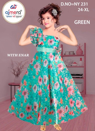 Stylish and Affordable Kids Designer Dresses for Retailers and Boutiques at Factory Prices in Surat