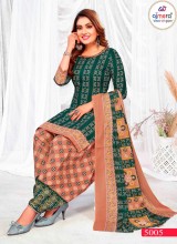 Traditional Punjabi Patiala Suits in Cotton and Silk with Embroidery and Matching Dupattas