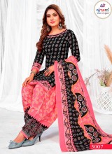 Traditional Punjabi Patiala Suits in Cotton and Silk with Embroidery and Matching Dupattas