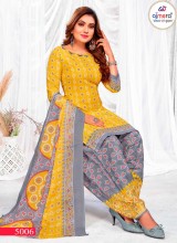 Traditional Punjabi Patiala Suits in Cotton and Silk with Embroidery and Matching Dupattas