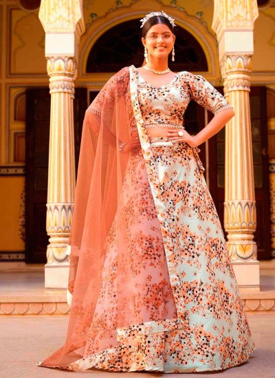 Trendy Silk Lehengas Ready to Wear with Heavy Embroidery and Zari Work in Surat