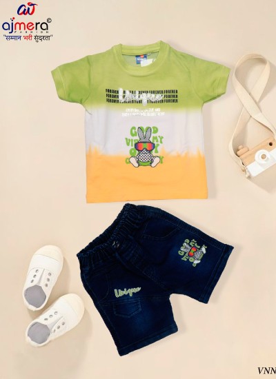 Trendy and Comfortable Boys Kids Wear in Bulk Including Tees Hoodies and Joggers in Surat
