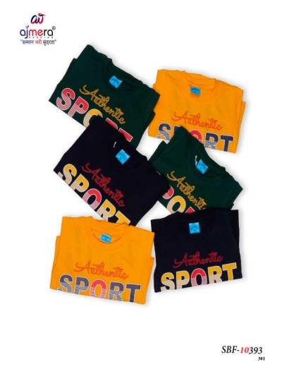 Wholesale Boys Cotton T-Shirts at Factory Direct Prices Graphic Solid and Customizable Designs in Nepal