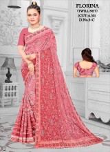Wholesale Net Sarees with Stunning Embroidery Sequins and Lace Detailing