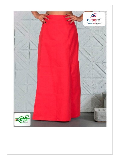 Wholesale Poplin Petticoats in Soft Breathable Cotton for Sarees with Elastic Waistband in Nepal