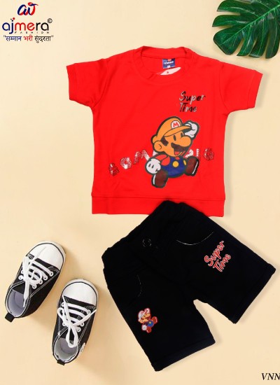 Wholesale Reliable Kids Clothing in Cotton Jersey Denim for Everyday Use in Surat