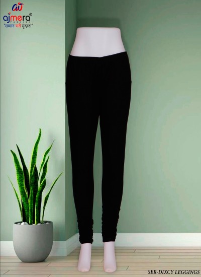 Womens Dark Color Leggings Comfortable and Elegant for Casual and Lounge Looks in Surat